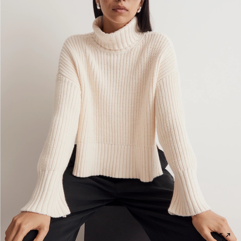 Madewell Wide Rib Turtleneck Sweater
